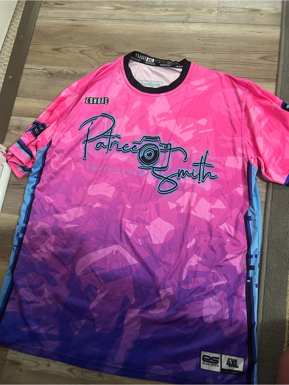 Patrice Smith Pink & Purple Graphic Jersey